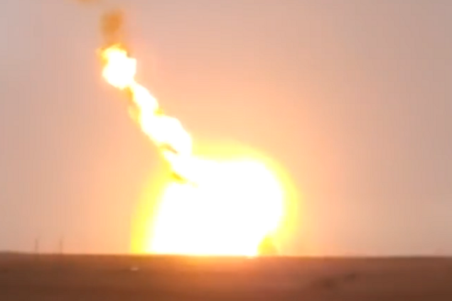 Падение ракеты в Казахстане