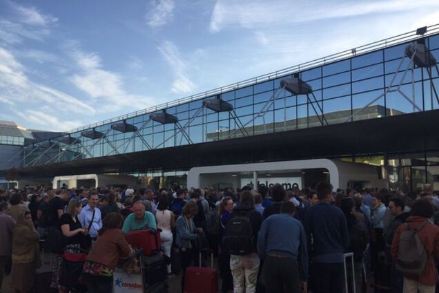 Пожар в Брюсселе