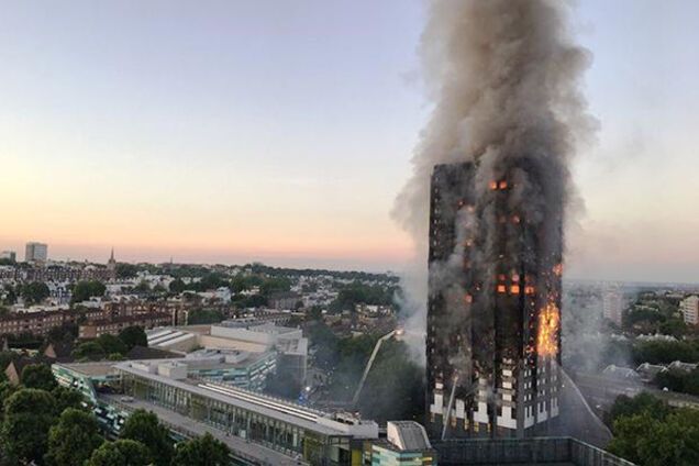 Жуткий пожар в Лондоне