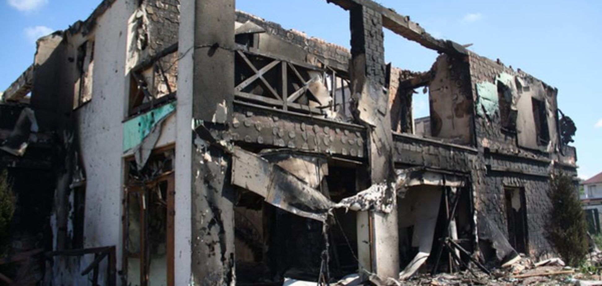 Разрушения в Бердянском