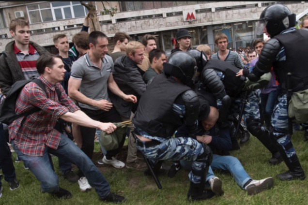 Протесты в России