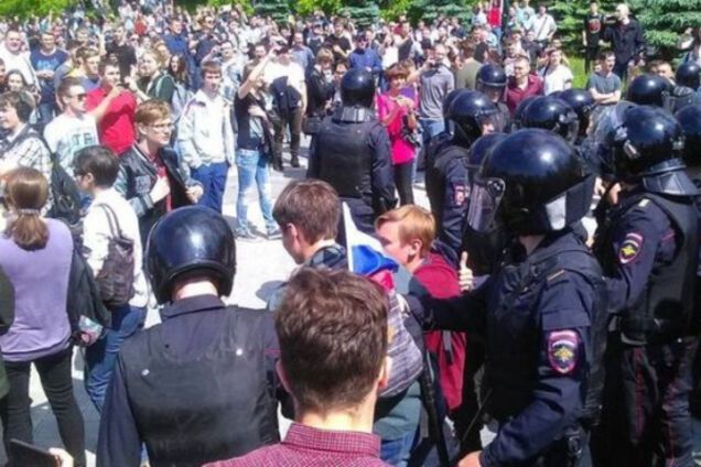 Протесты в России