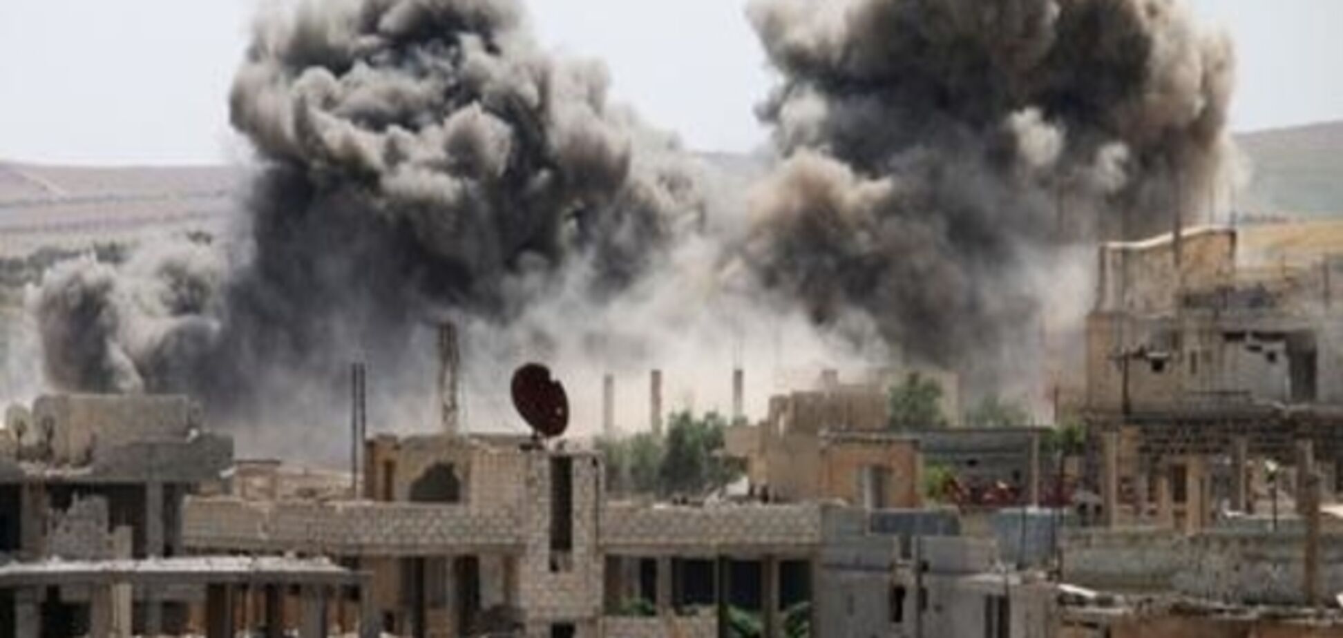 Авіація бомбардує місто Дар'а на півдні Сирії