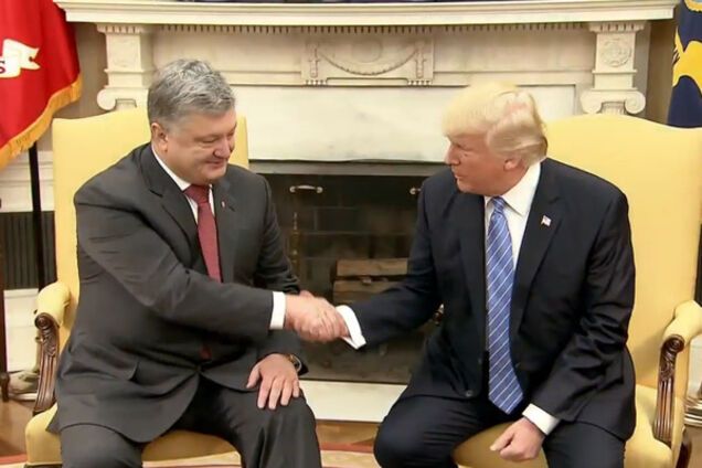 Петр Порошенко и Дональд Трамп