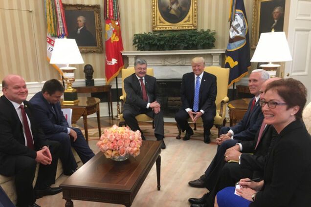 Петр Порошенко и Дональд Трамп