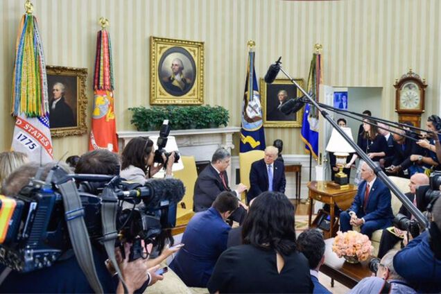 Петр Порошенко и Дональд Трамп
