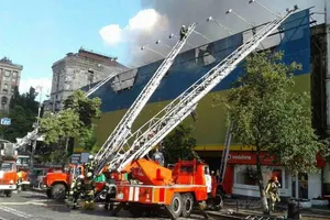 У Кличко назвали предварительную причину пожара на Крещатике