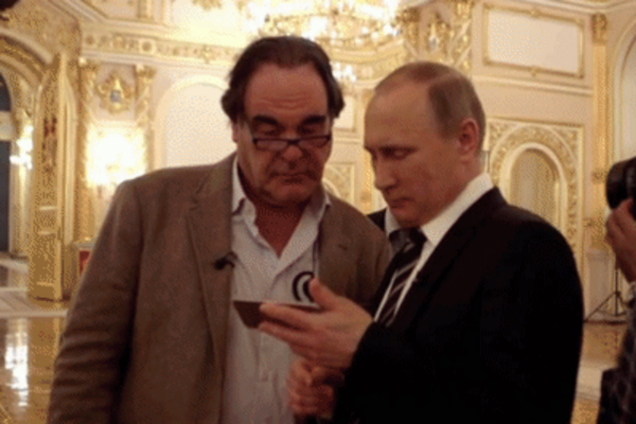 Оливер Стоун и Владимир Путин