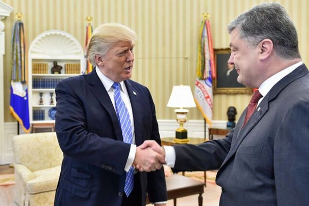 Петр Порошенко и Дональд Трамп