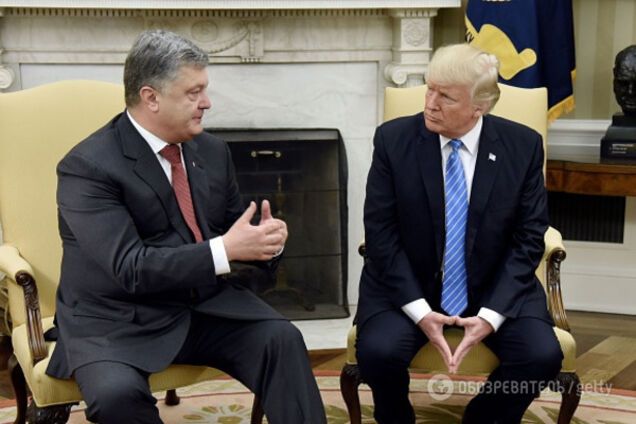 Порошенко и Трамп