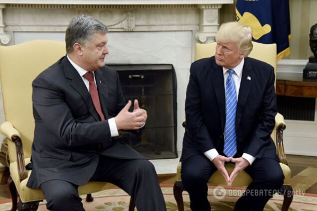 Порошенко и Трамп