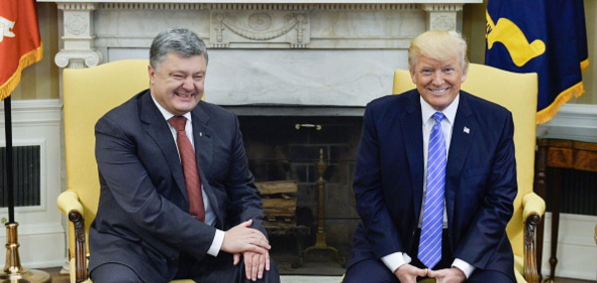 Порошенко и Трамп