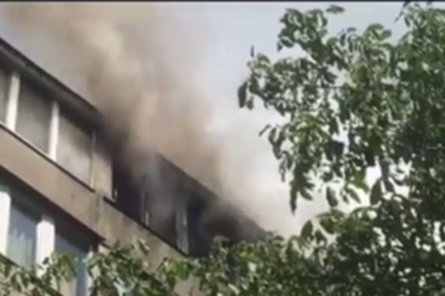 Пожар в Киеве