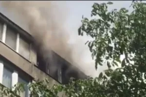 Пожар в Киеве