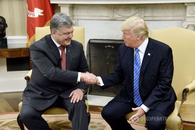 Порошенко и Трамп