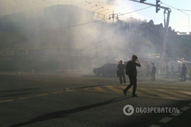 Пожар на Крещатике