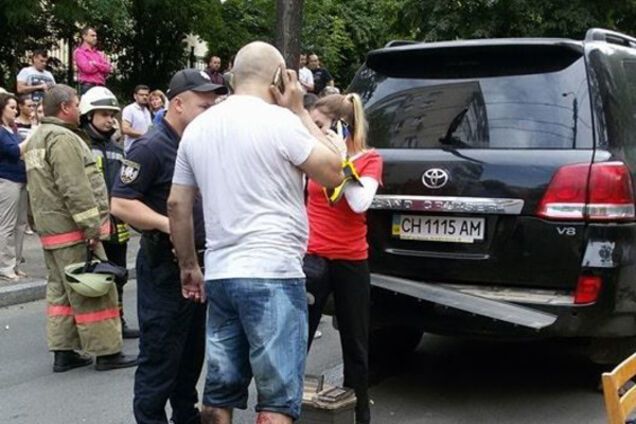 взрыв джипа киев