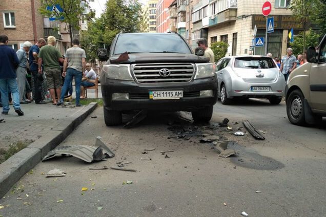 взрыв киев авто