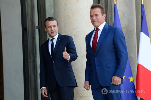 Макрон и Шварценеггер