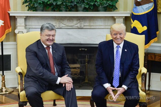 Порошенко и Трамп