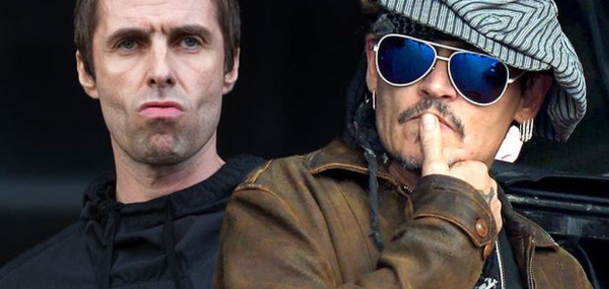 Лиам Галлагер и Джонни Депп