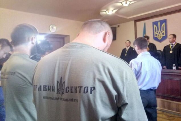 Бойцы \'Правого сектора\'