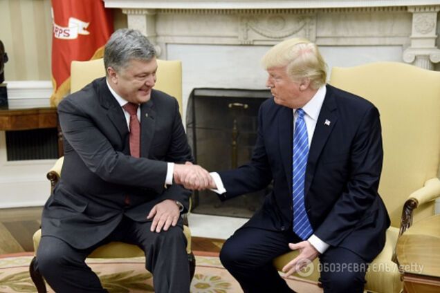 Петр Порошенко и Дональд Трамп