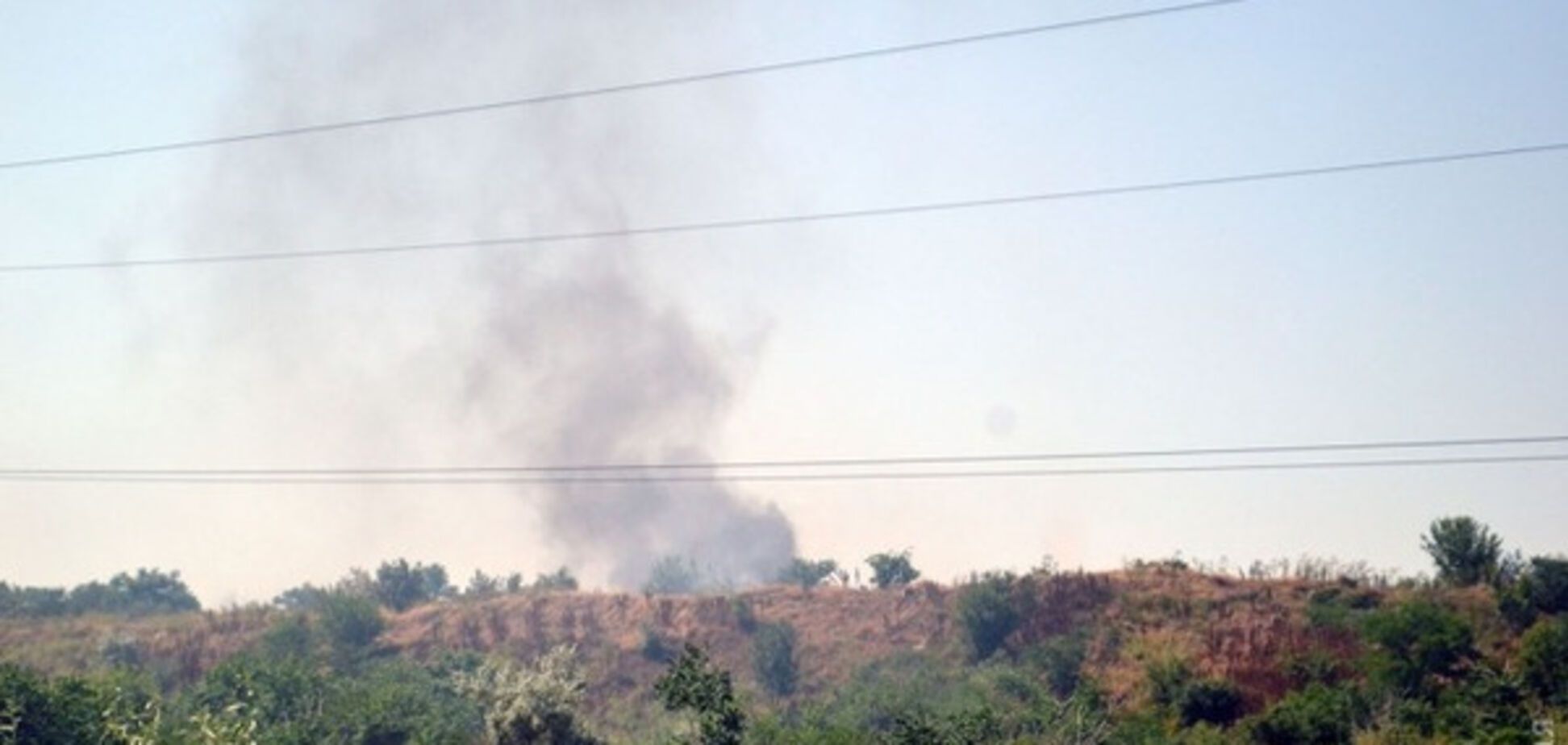 свалка одесса пожар