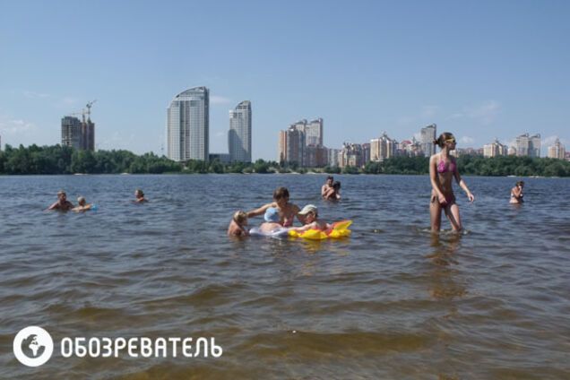 Водовороты и ледяные источники: где в Киеве опасно купаться