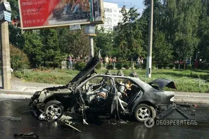 Взрыв ГУРовца в Киеве