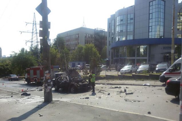 Взрыв ГУРовца в Киеве