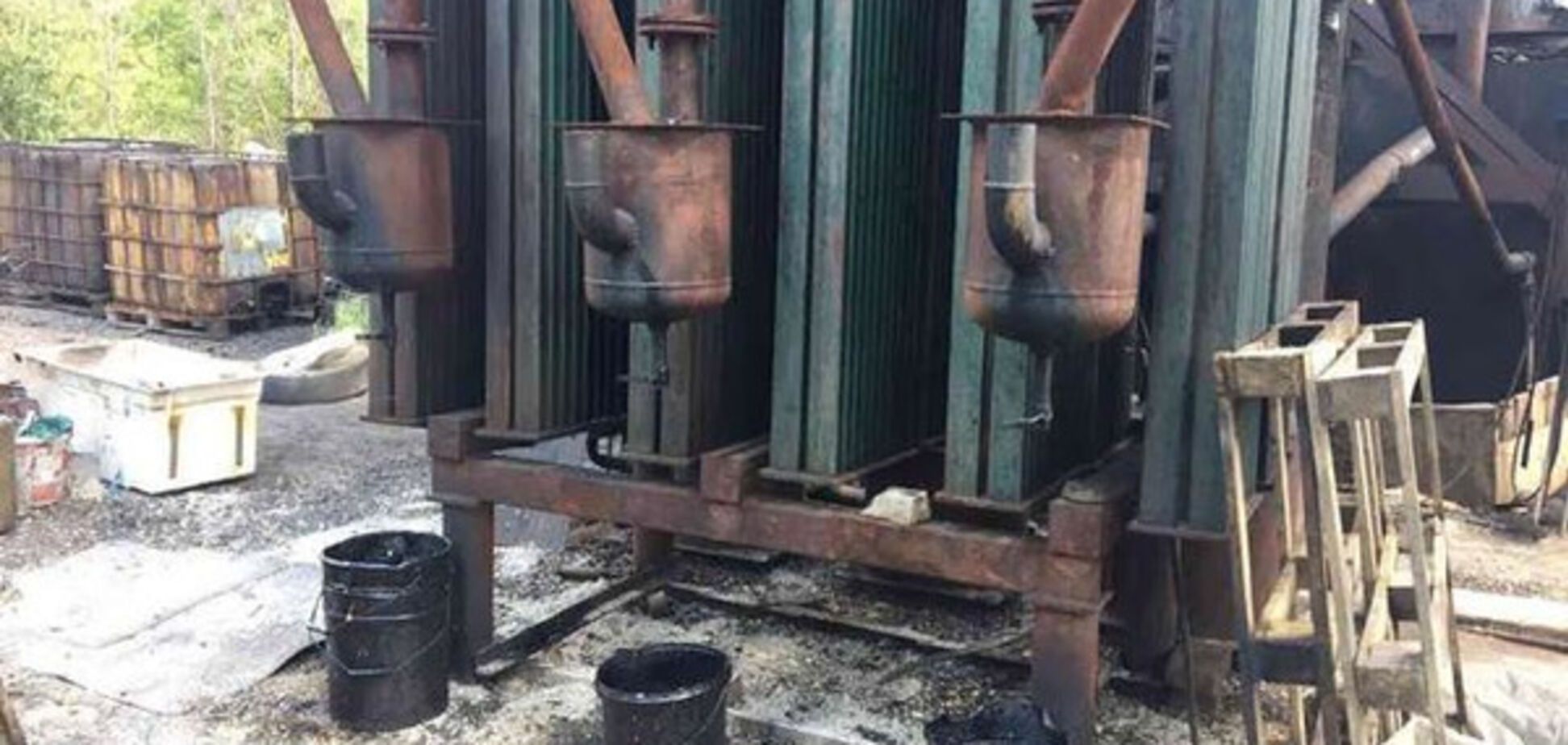 В Запорожье ликвидирован мини-завод по производству топлива