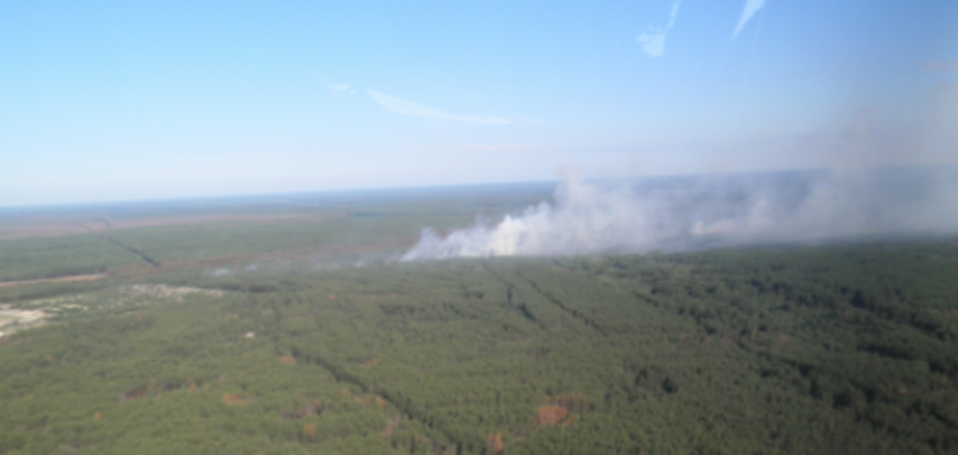 Пожар в Чернобыле