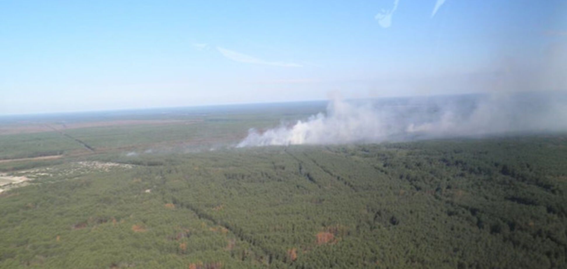 Пожежа в зоні ЧАЕС