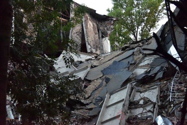 Разрушение в Донецке