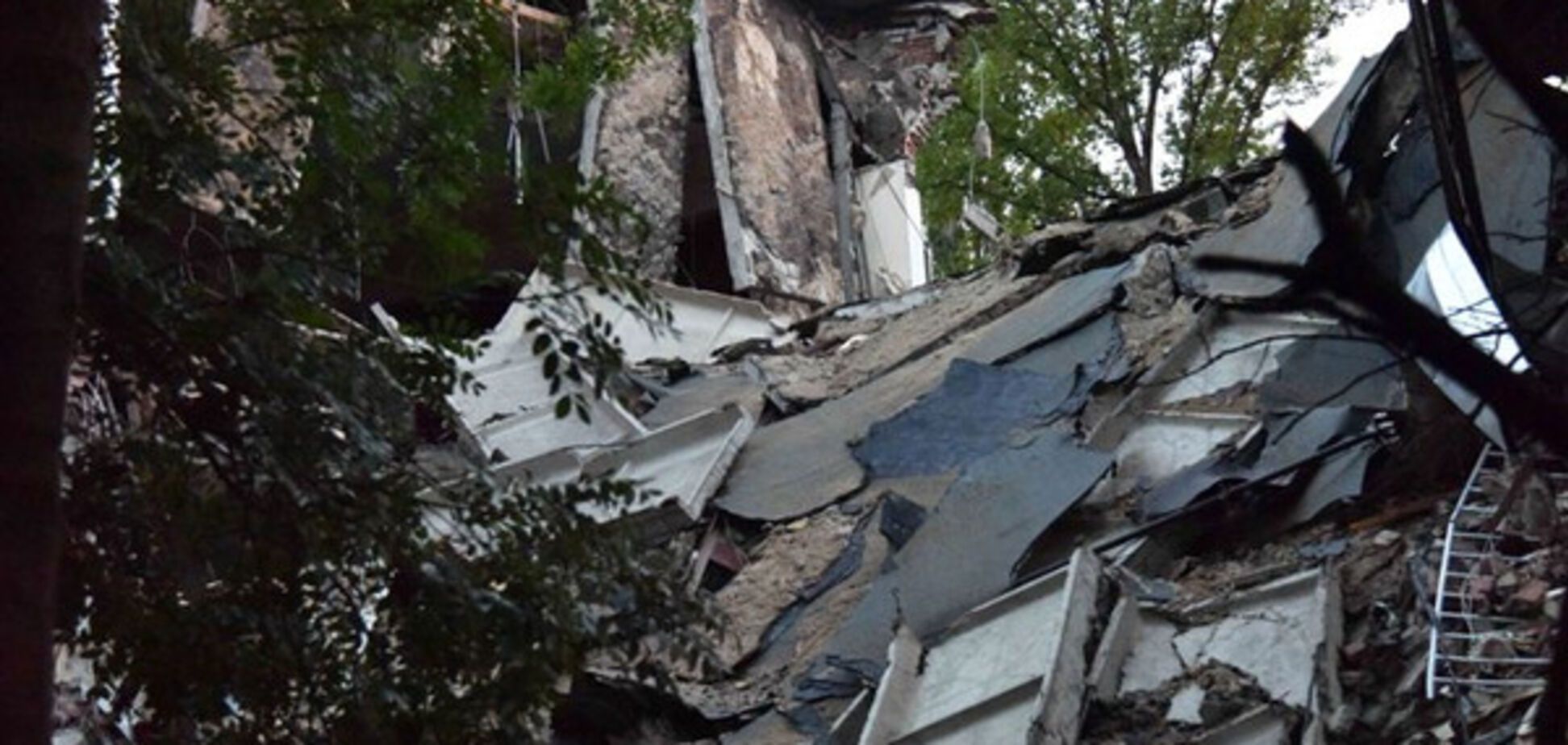 Разрушение в Донецке