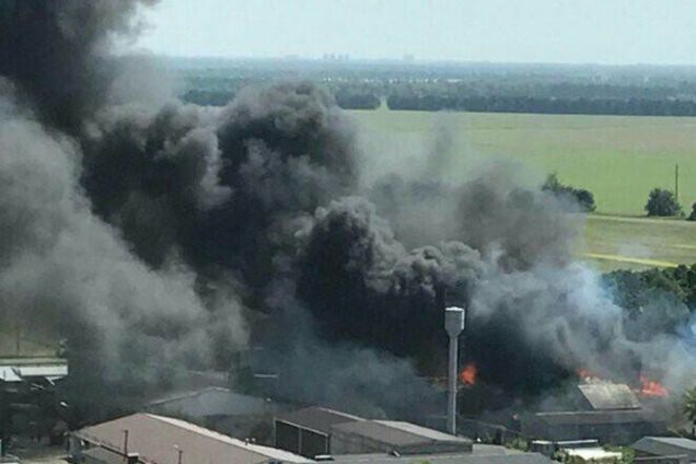 Пожар под Киевом