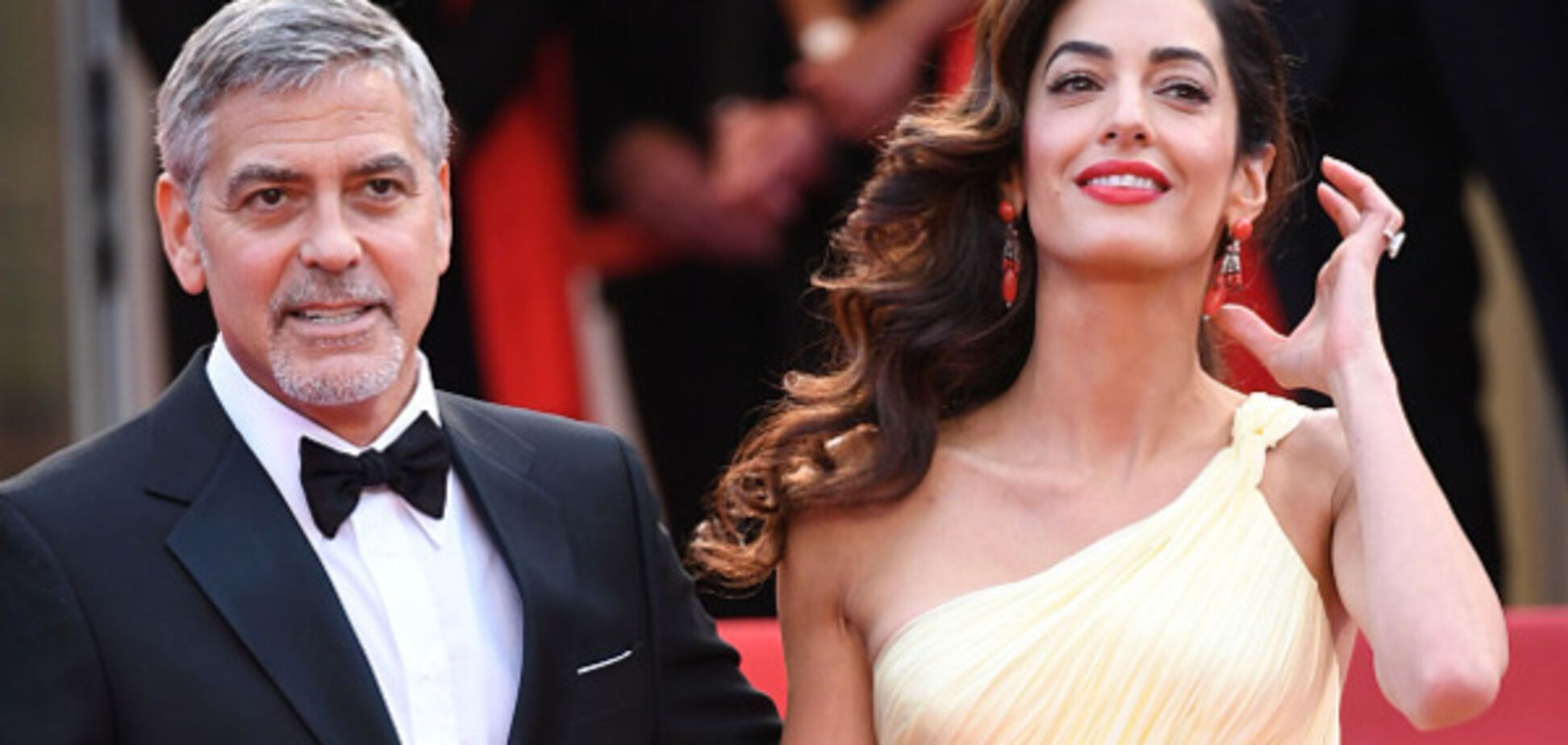 Джордж Клуни с супругой Амаль