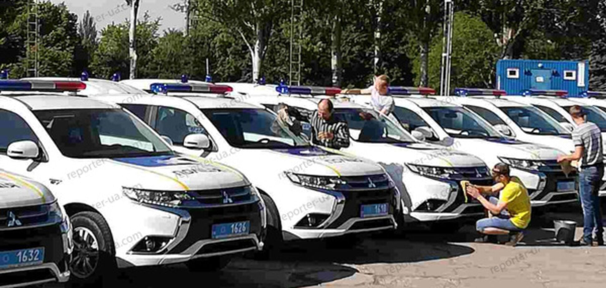 На фестивальной уже красуются новые автомобили для полиции