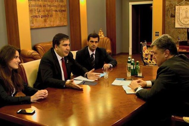 Петр Порошенко и Михеил Саакашвили