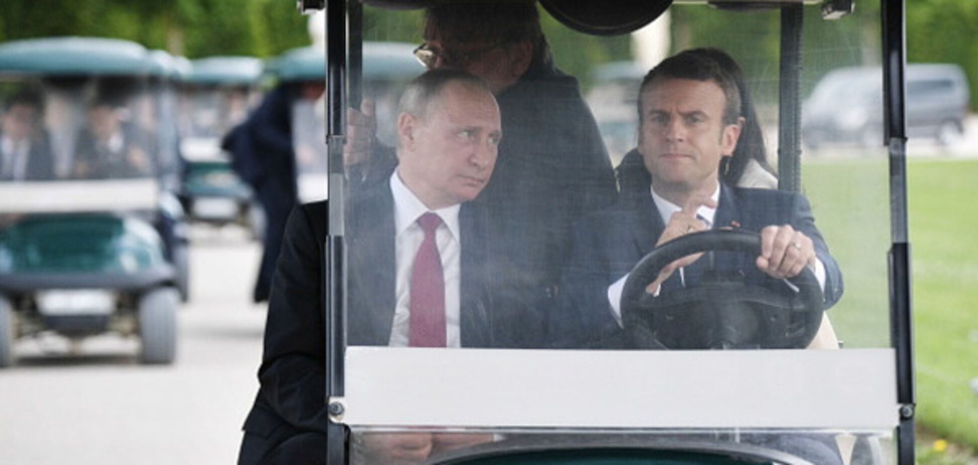 Путин и Макрон