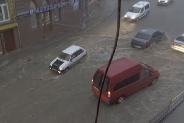 Черновцы ливень