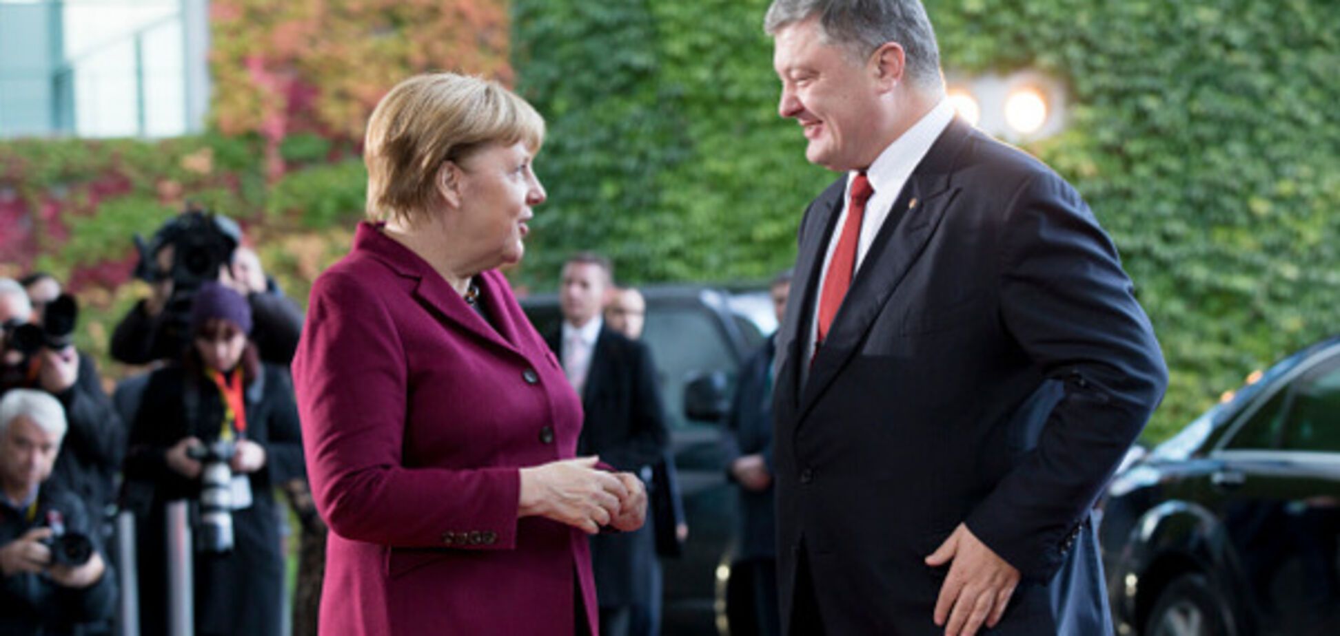 Меркель и Порошенко
