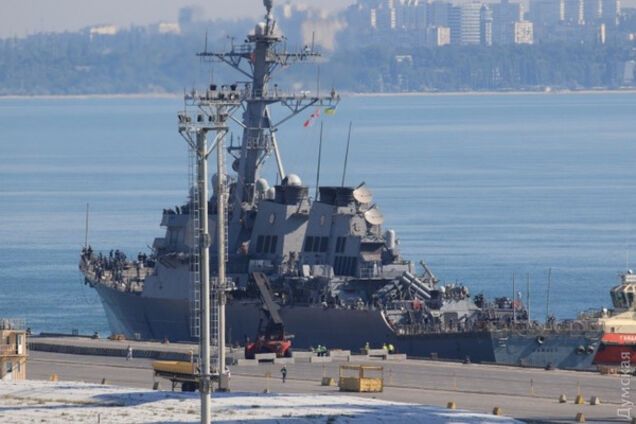 Боевые корабли США уже в Одессе: фотофакт