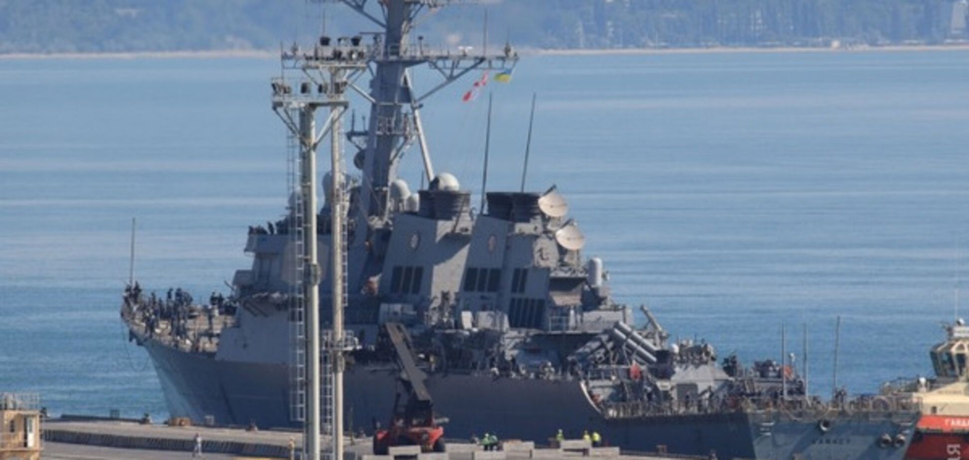 Бойові кораблі США вже в Одесі: фотофакт