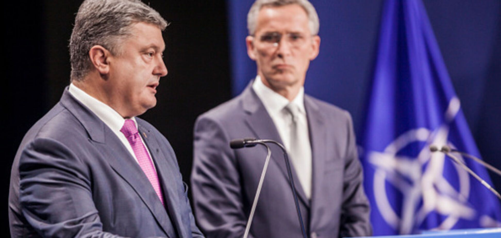 Порошенко и Столтенберг