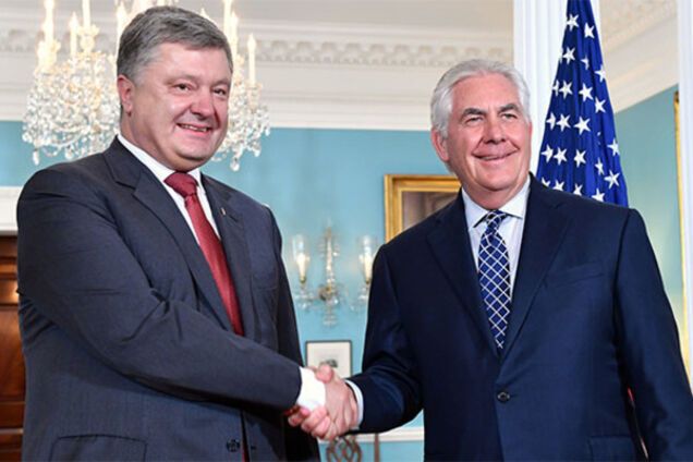 порошенко и текс тиллерсон