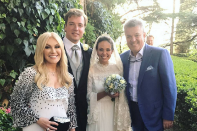 Таїсія Повалій на весіллі Наталі Строцці