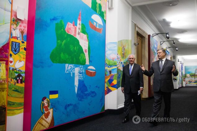 Тиллерсон и Порошенко