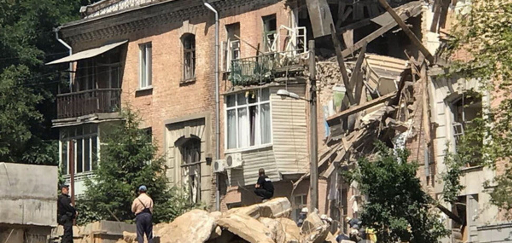 Взрыв дома в Киеве